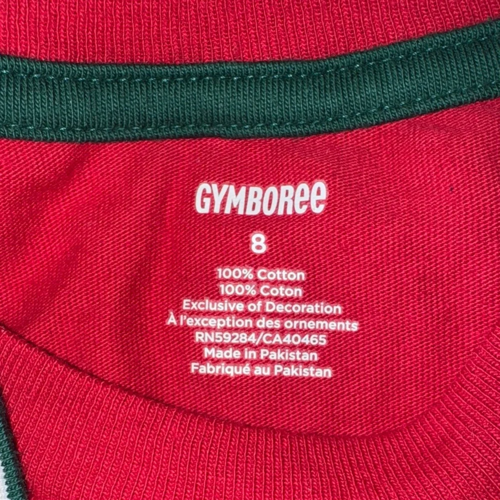 Gymboree boys long sleeve Christmas t-shirt, size 8